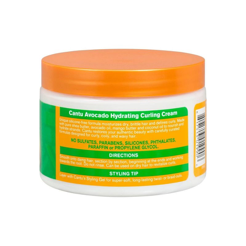 Cantu Avocado Coconut Curling Cream - 12oz