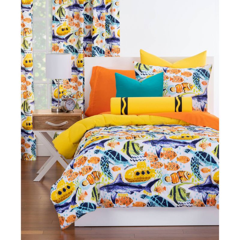 Red Solid 84" Rod Pocket Single Curtain Panel - Leaning Linens