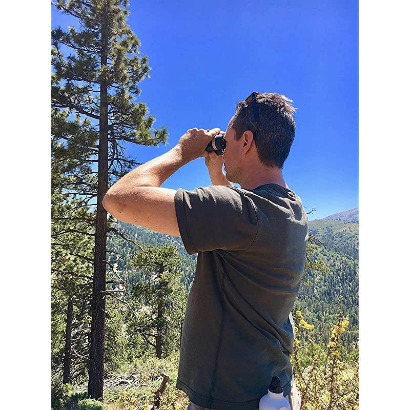 Authentic Evolution Professional High Definition Long Range Binoculars for Adults | 10x42 Shockproof Dust Proof Weatherproof Rubber Armor Sturdy Metal Alloy Frame + Case amp Accessories