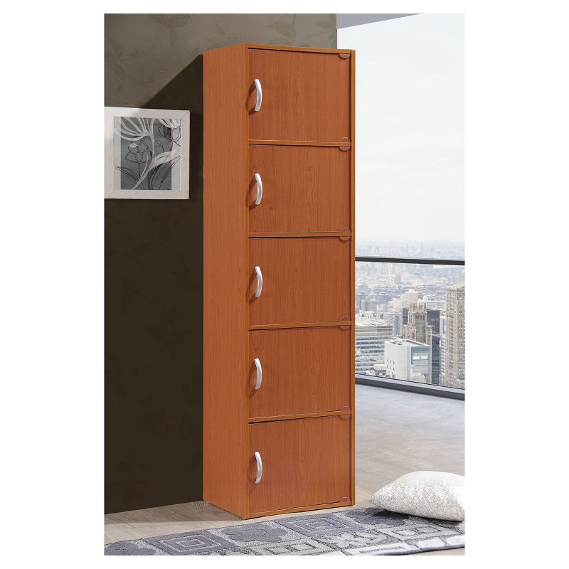 Storage Cabinet Mahogany - Hodedah Import