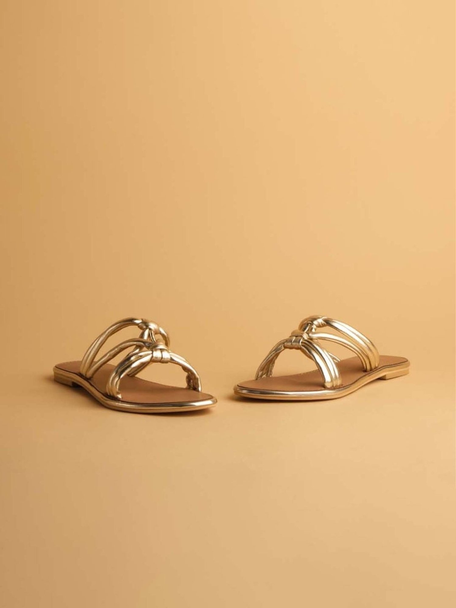 Eridani Women's Carly Gold Casual Sandals