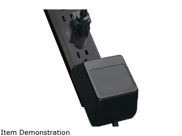 Uninex PS102 RF Remote Control Power Managed 6-Outlet Energy Controlled Surge Protector, Eliminates Standby Idle Electricity Usage, 6-Foot