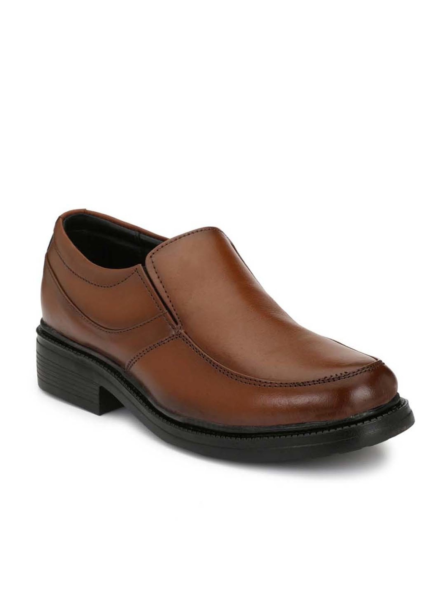 Eego Italy Men's Brown Formal Loafers