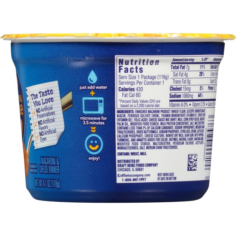 Kraft Big Bowl Mac & Cheese - 4.1oz