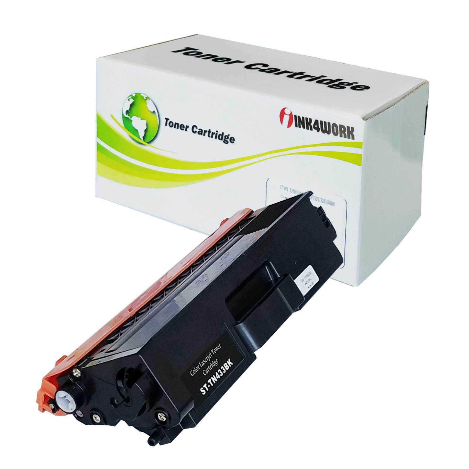 INK4WORK Compatible TN433 BK TN431 Black Toner Cartridge Replacement for Brother HL-L8260CDW HL-L8360CDW HL-L8360CDWT MFC-L8610CDW MFC-L8900CDW