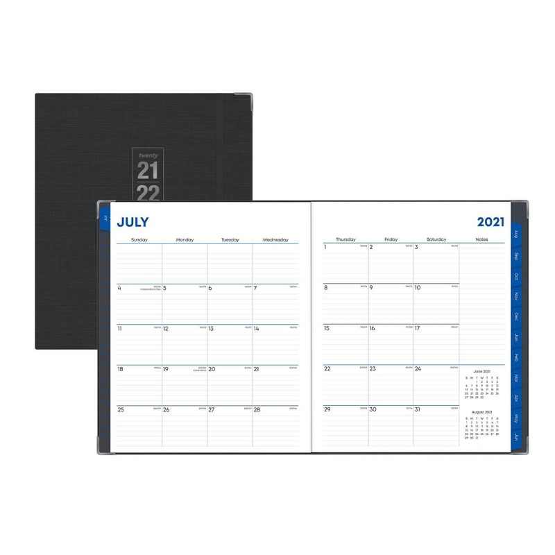 2021-22 Academic Planner 8.5" x 11" Flexible Cover Weekly/Monthly Wirebound Rose - The Home Edit