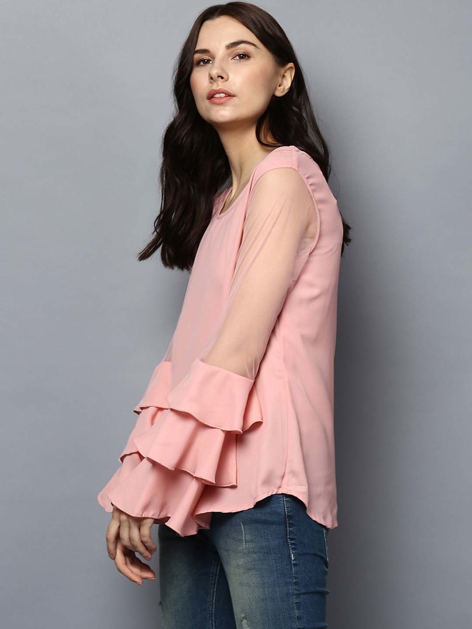 StyleStone Pink A-Line Top