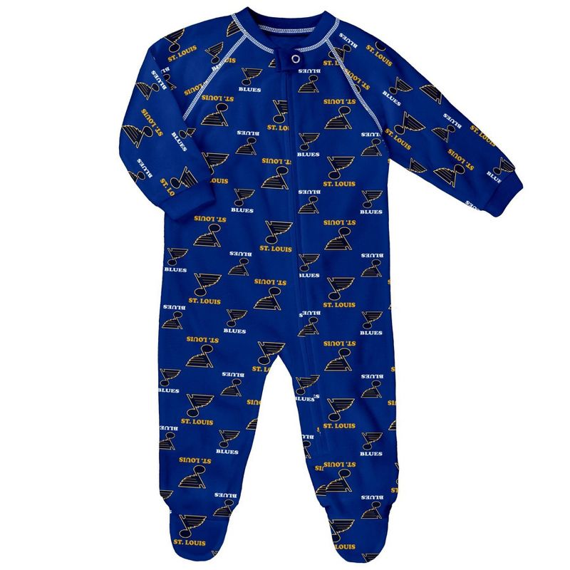 NHL St. Louis Blues Baby Boys' Sleeper - 3-6M