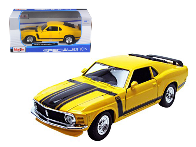 1978 Ford Mustang II King Cobra Dark Brown Metallic with Orange and Gold Hood Stripes 1/18 Diecast Model Car by Greenlight
