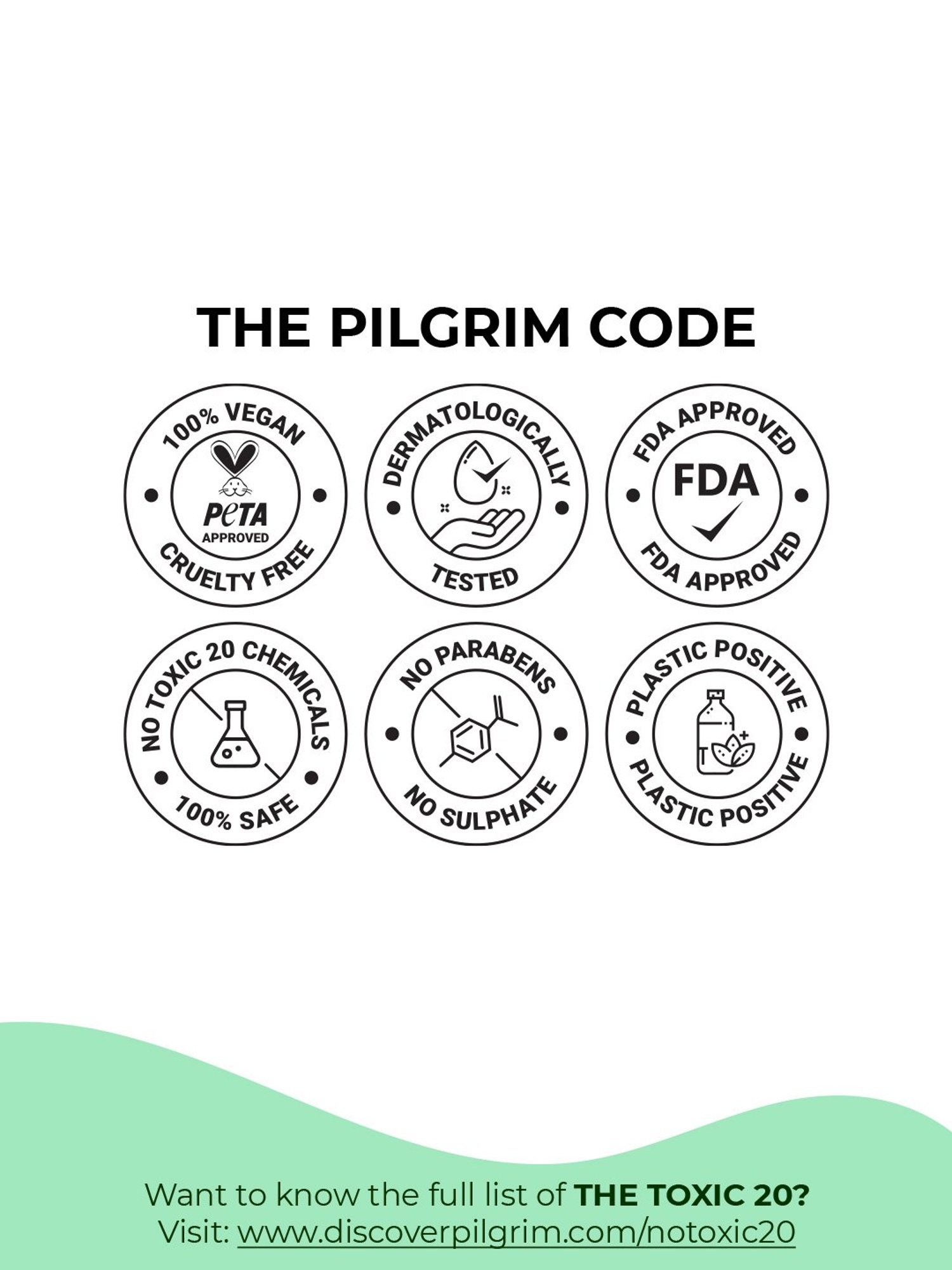 Pilgrim Squalane Foaming Face Wash with Kiwi Extracts & Aloe - 120 ml