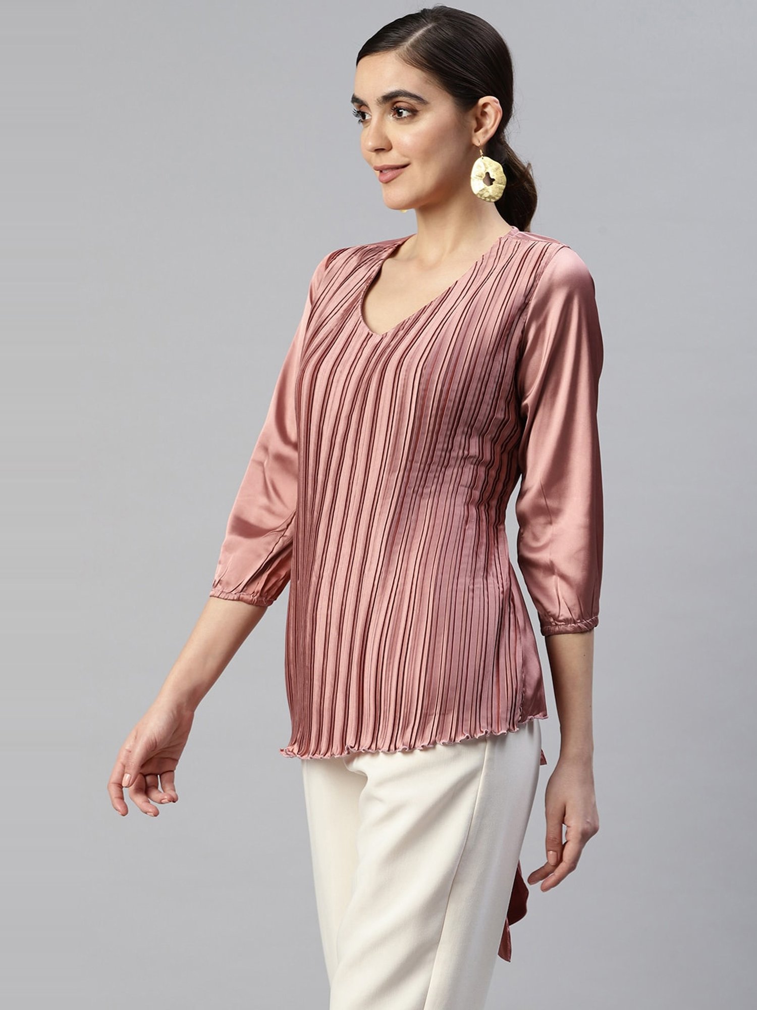 Melon by PlusS Pink Regular Fit Top