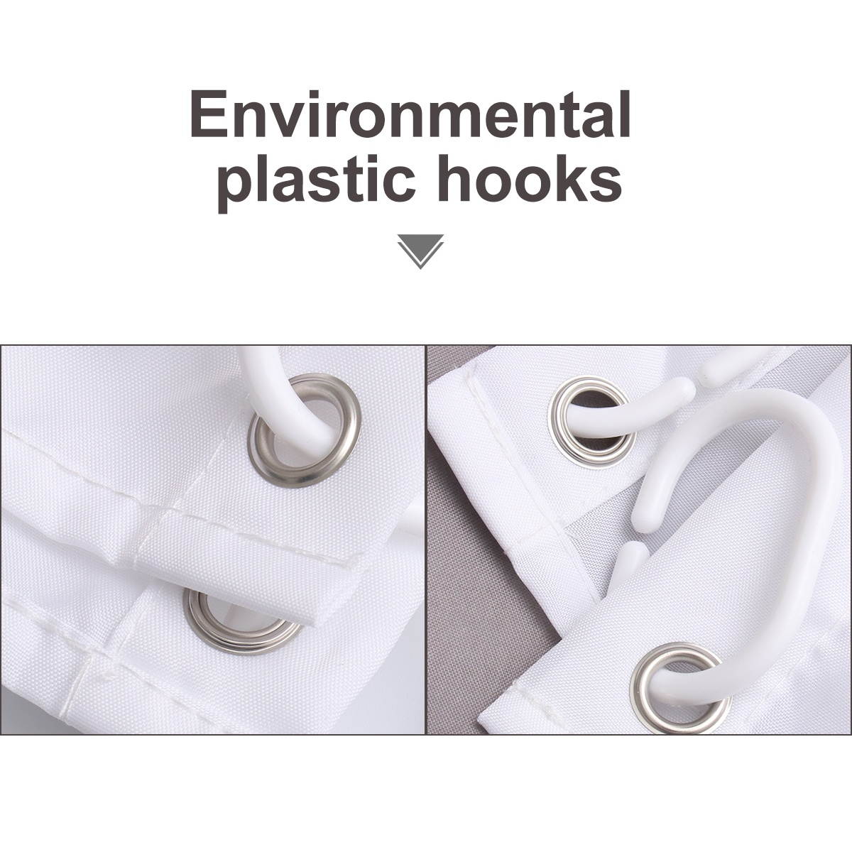 Simple Striped Shower Curtain Fashionable Bath Curtain Waterproof Printed Decor