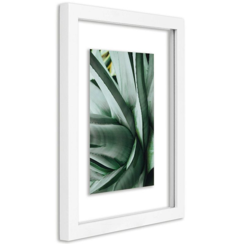 9pc Gallery Wall Frame Set with Decorative Art Prints Matted and Float Frames - Gallery Solutions