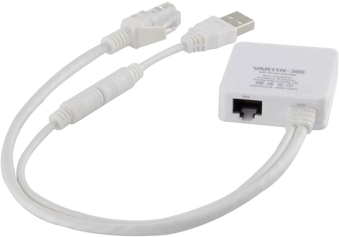 VONETS Mini Portable Wireless Travel WiFi Router Networking WiFi Bridge Repeater AP Module WiFi Booster Range Extender 300Mbps VAR11N-300