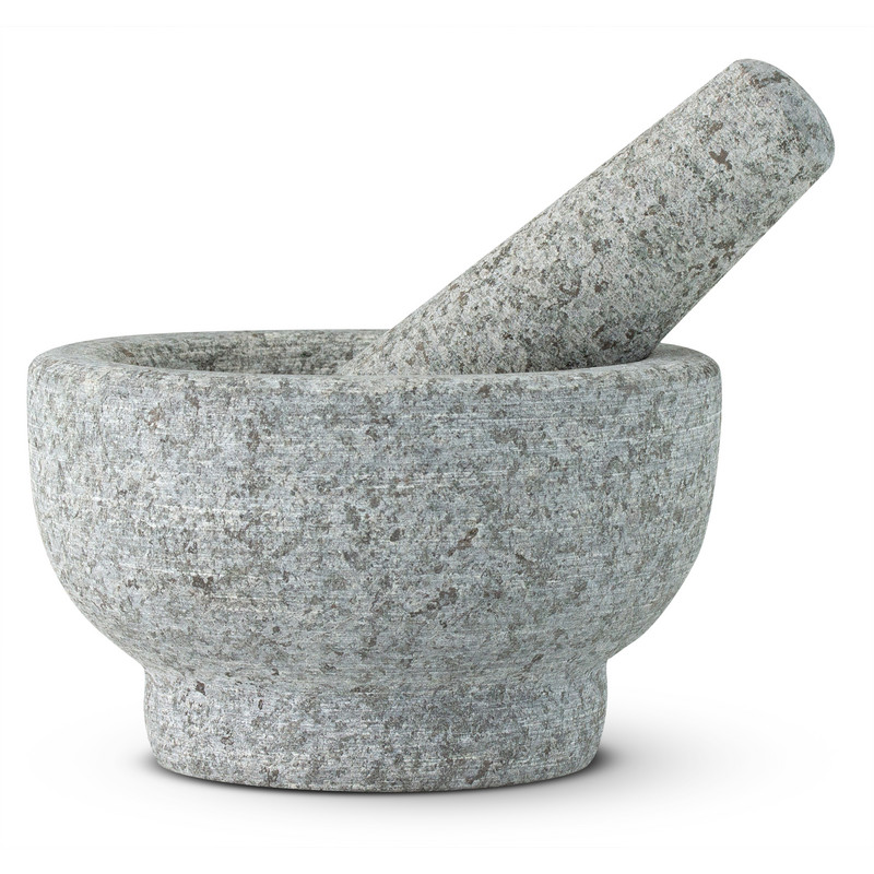 HealthSmart™ By MAXAM® Gray Granite Mortar and Pestle