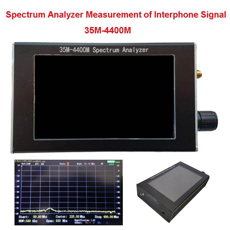 LTDZ 35M-4400M Handheld Simple Spectrum Analyzer Measurement of Interphone Signal