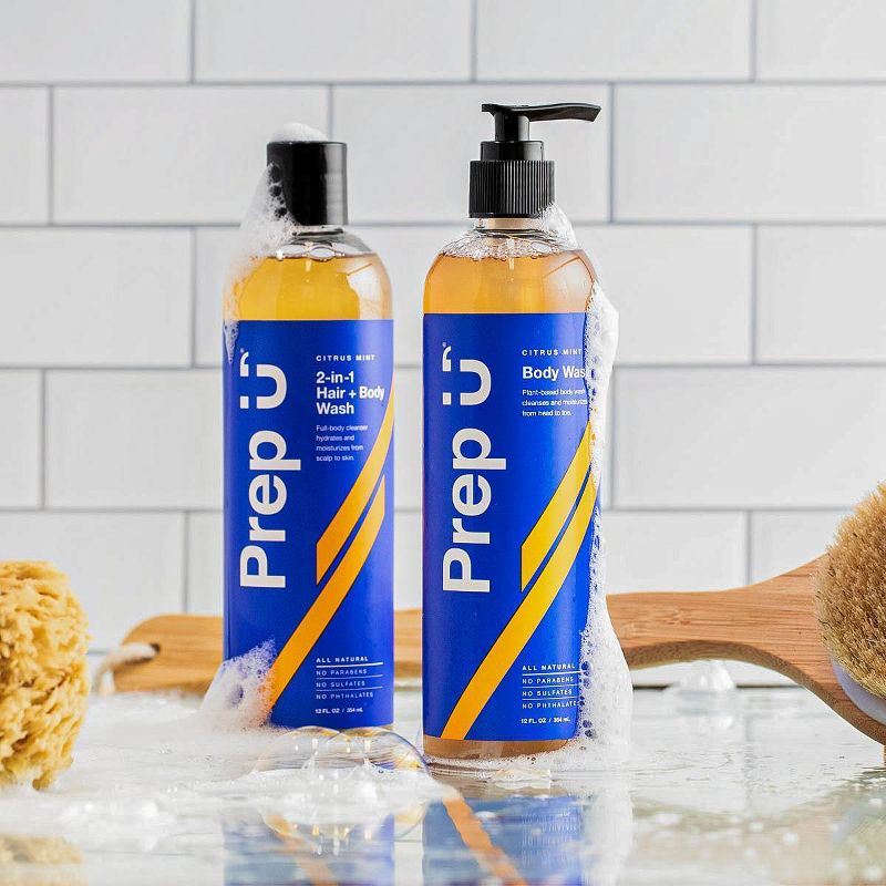 Prep U 2-in-1 Hair + Body Wash - Citrus Mint - 12 fl oz
