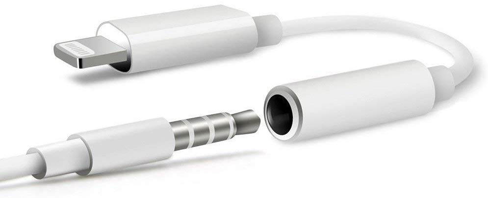 Lightning to 3.5 mm Headphone Adapter Earphone Earbuds Adapter Jack 2 Pack,Quick Linking,Compatible with Apple iPhone 11 Pro Max X/XS/Max/XR 7/8/8 Plus Plug and Play Microscope Lenses
