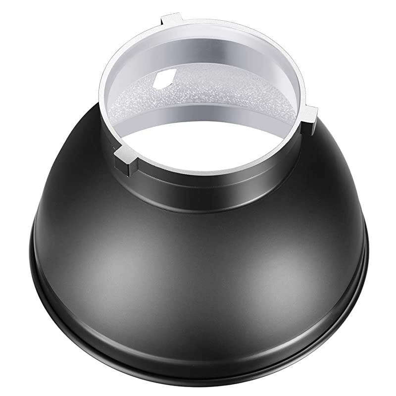 7 inches18 Centimeters Standard Reflector Diffuser Lamp Shade Dish for Bowens Mount Studio Strobe Flash Speedlite Like  Vision 4Vision 5DS300SK300SK400S300NS400NNW600BM