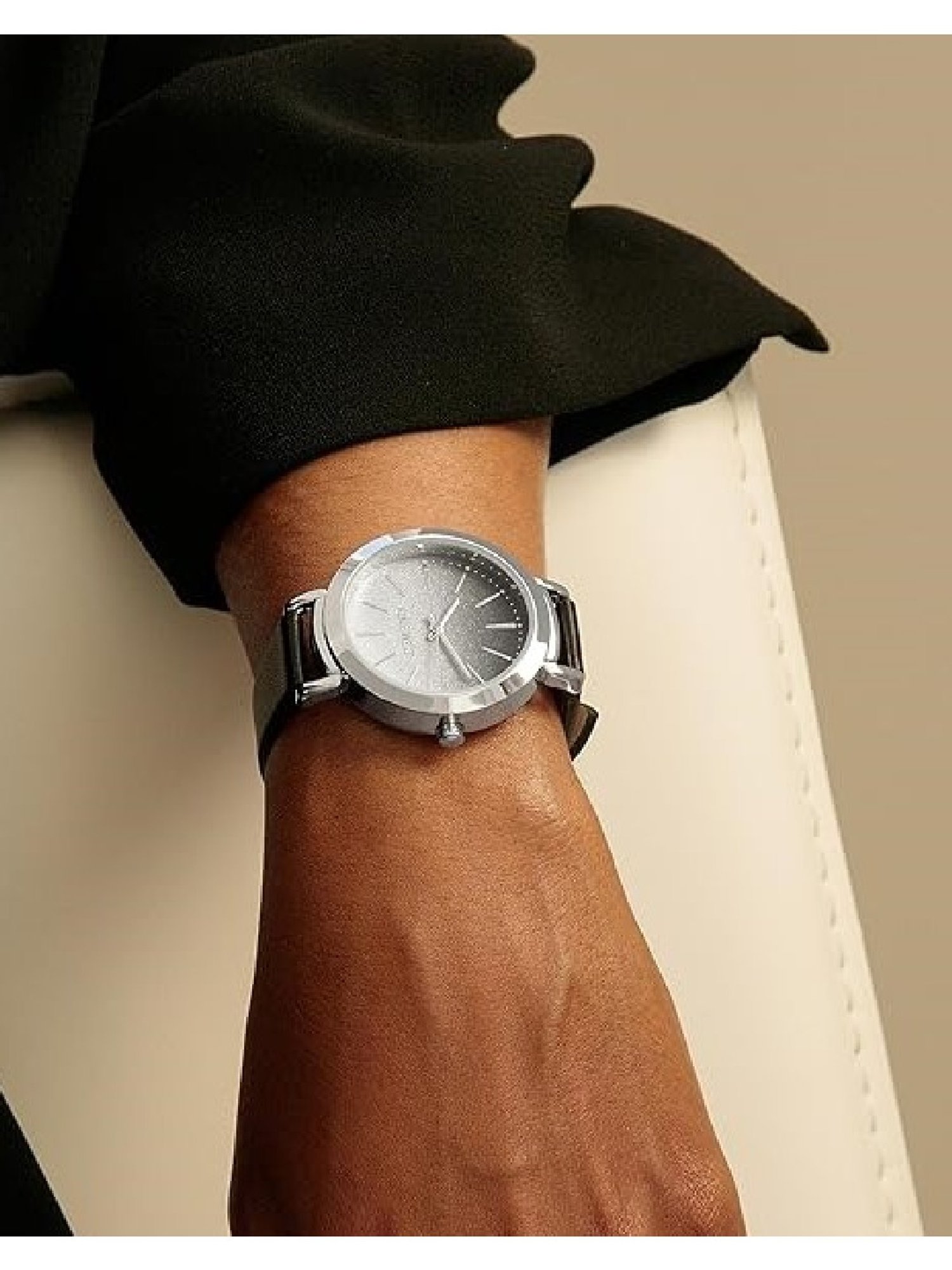 Nine West NW-2289OMBK Analog Watch for Women