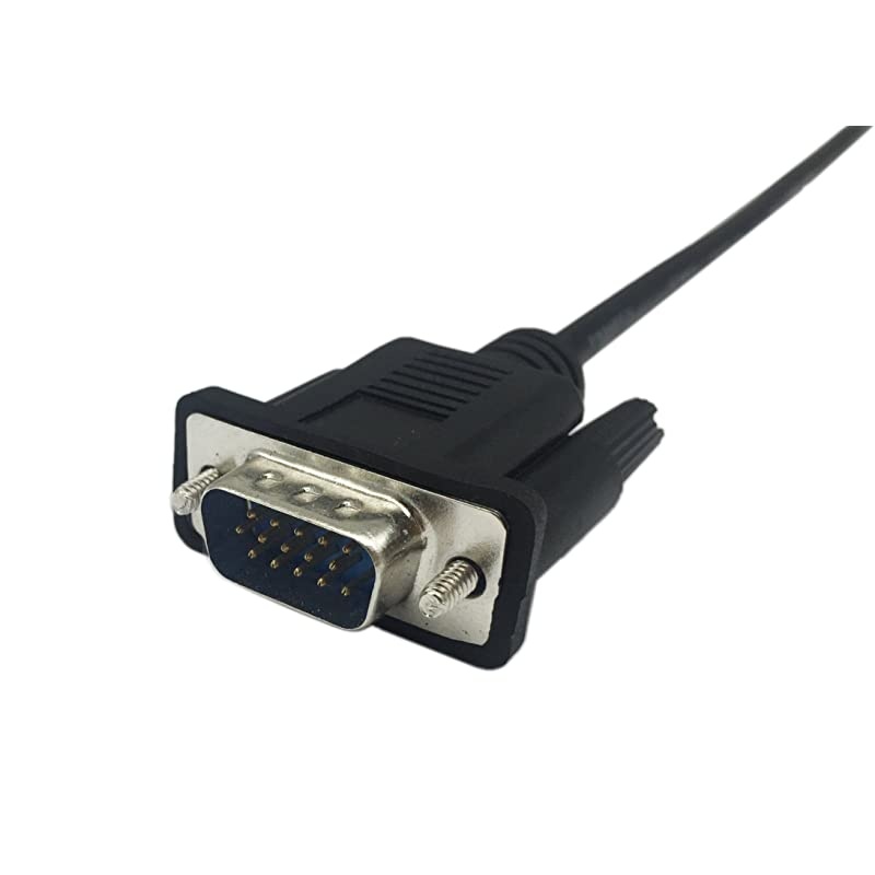 1ft VGA SVGA 15 Pin HD15 Male to Female Adapter Video Monitor Extension Cable for PC Laptop TV Porjectormf