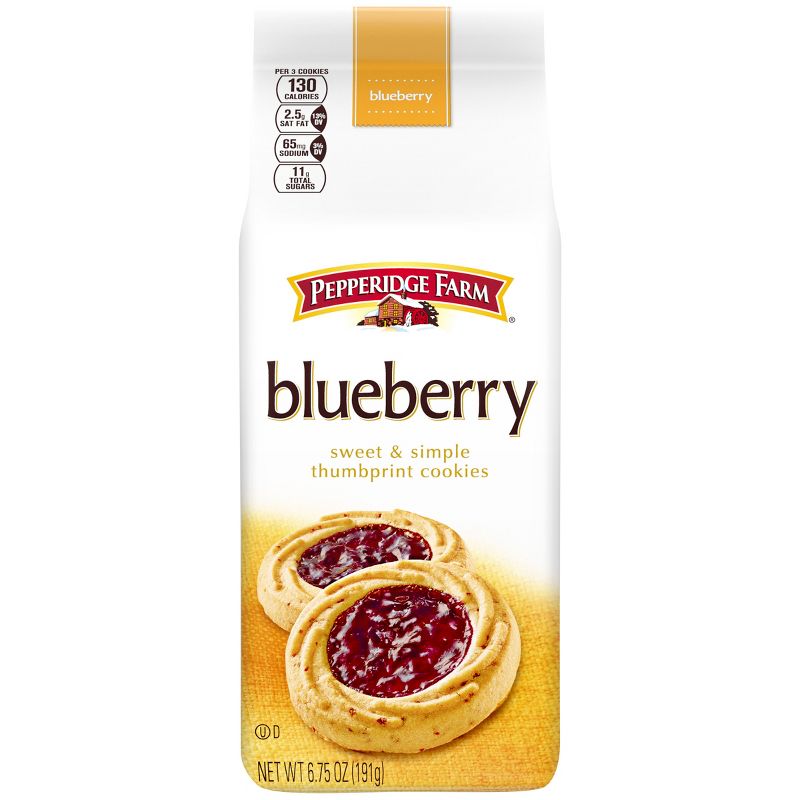 Pepperidge Farm Blueberry Thumbprint Cookies - 6.75oz