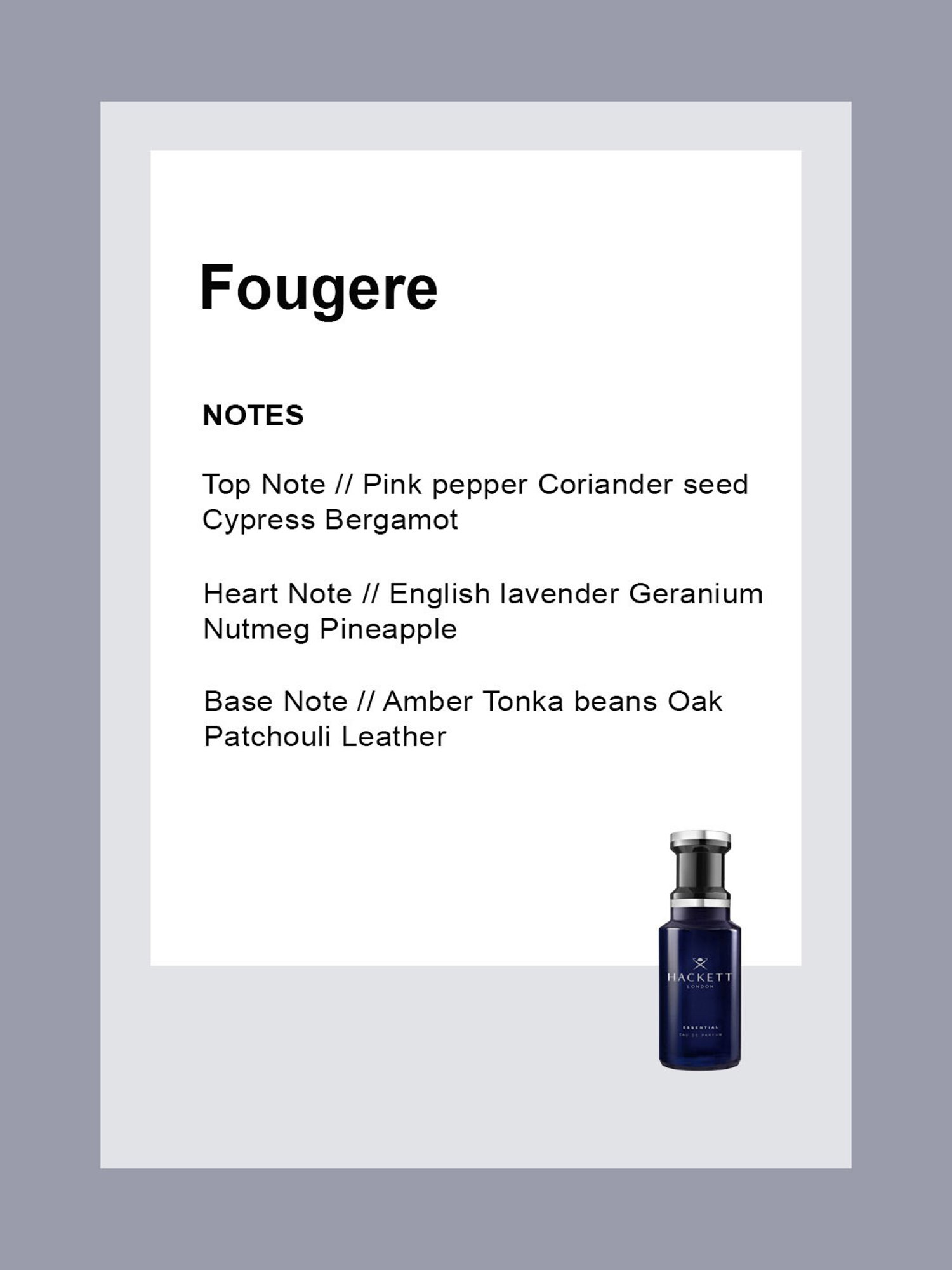 Hackett London Essential Eau De Parfum for Men - 100 ml