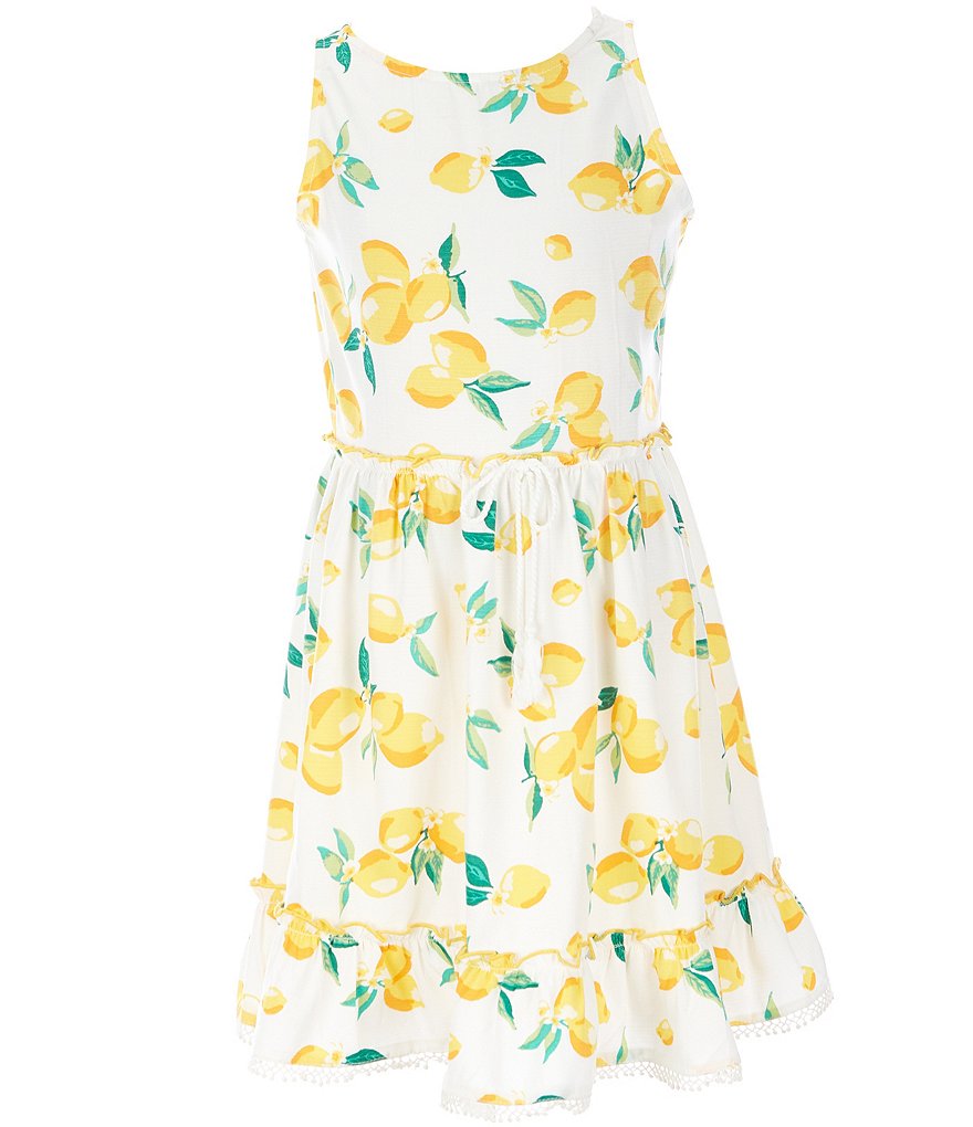 Mini Molly Big Girls 8-14 Ruffle-Sleeve Shift Dress