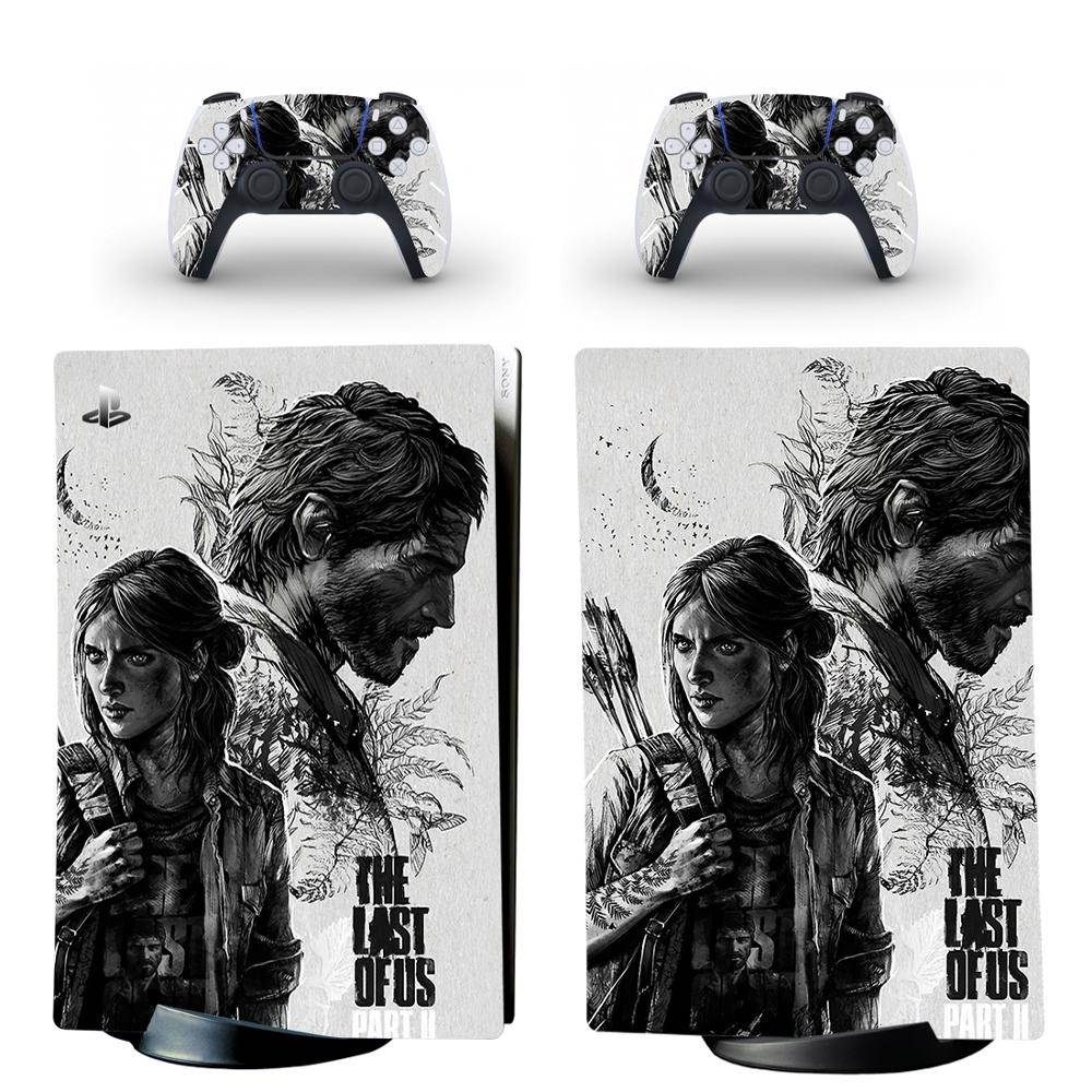 The Last of Us PS5 Digital Edition Skin Sticker Decal Cover for PlayStation 5 Console and Controllers PS5 Skin Sticker
