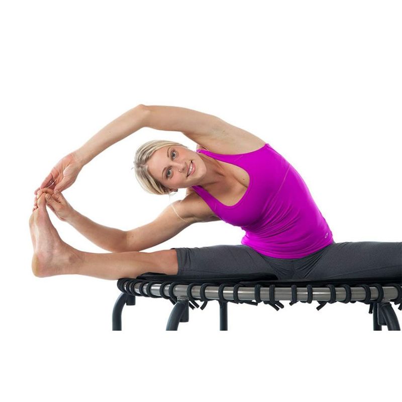 JumpSport 570 PRO Indoor Heavy Duty Lightweight 44-Inch Fitness Trampoline, Black