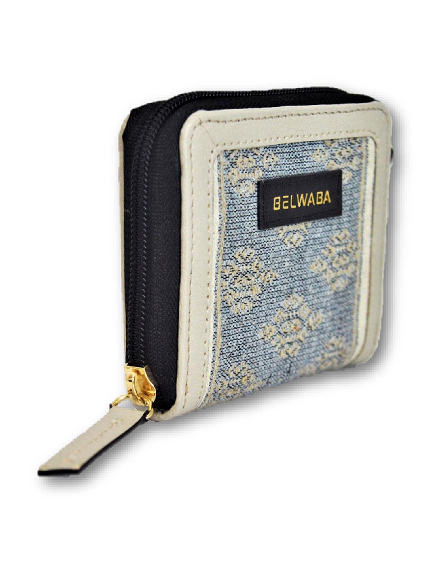 BELWABA Grey Printed Wallet for Women