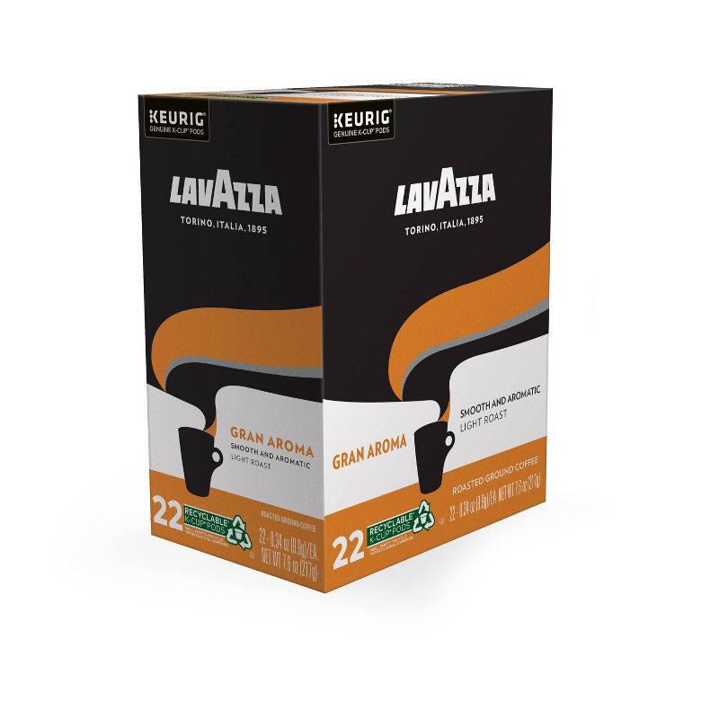 Lavazza Gran Aroma Medium Roast Coffee - Keurig K-Cups - 22ct