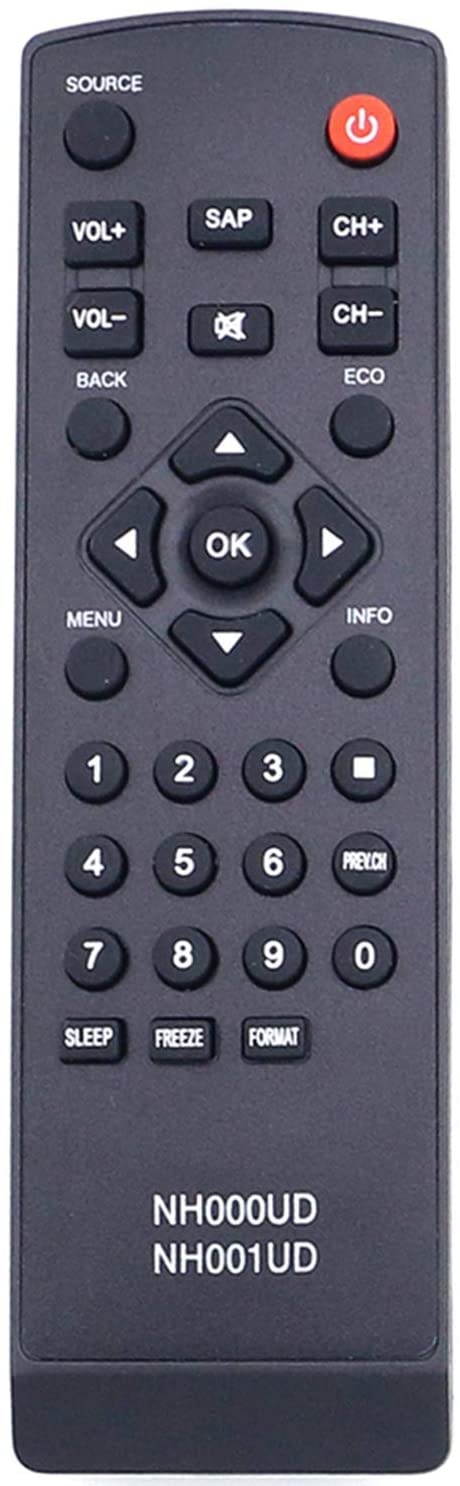 Beyution New NH000UD NH001UD Replaced Remote Control fit for Sylvania Emerson TV LC195EMX LC320EMX LC320EMXF LC320MXF LC195SLX LC320SLX CLC320EM2F CLC401EM2F LC190EM1 LC190EM2 LC220EM1 LC220EM2 LC260E