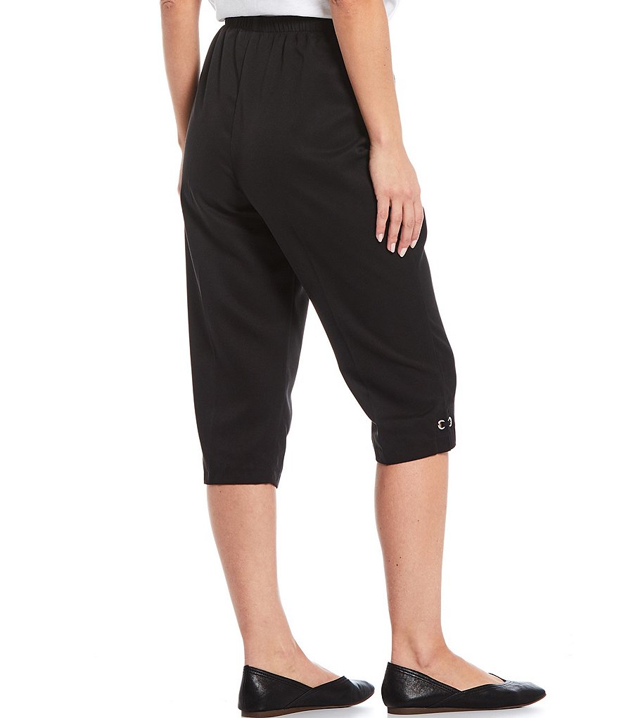 Westbound Petite Size Linen Capri Pants