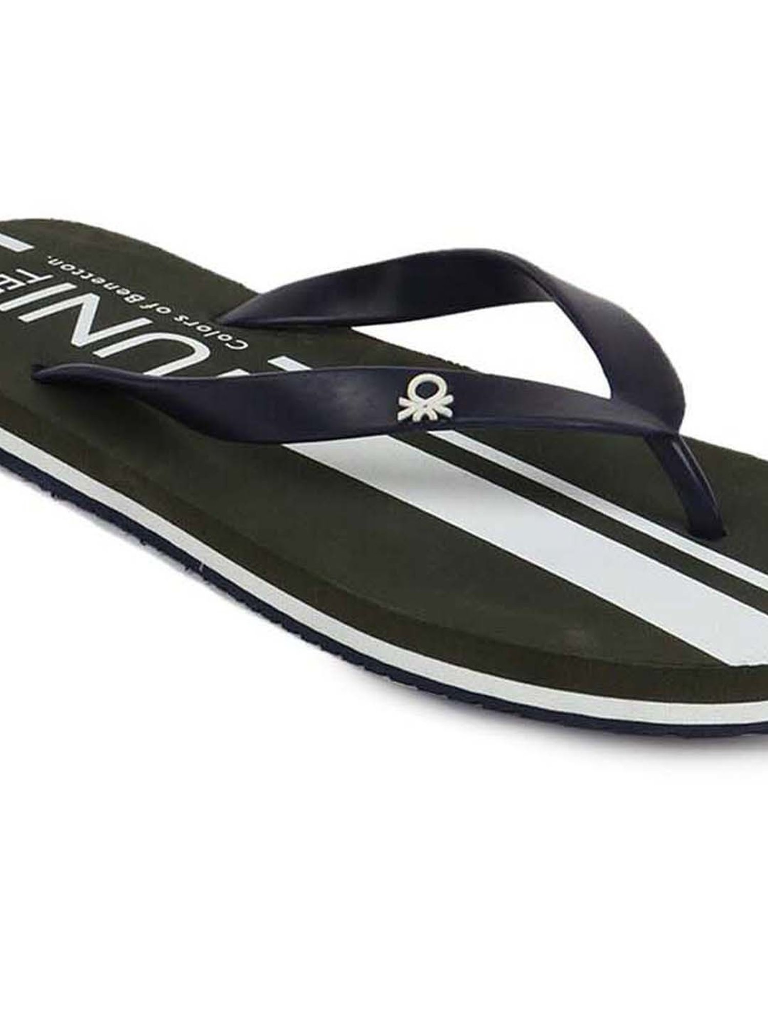 United Colors of Benetton Men's Navy Flip Flops