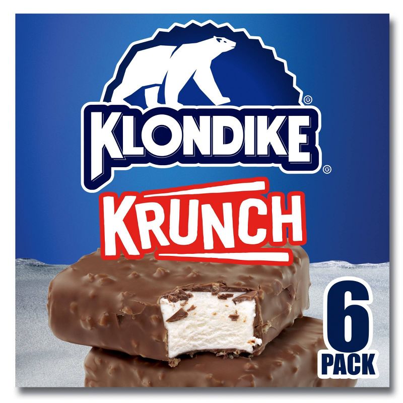 Klondike Krunch Frozen Ice Cream Bars  - 6ct