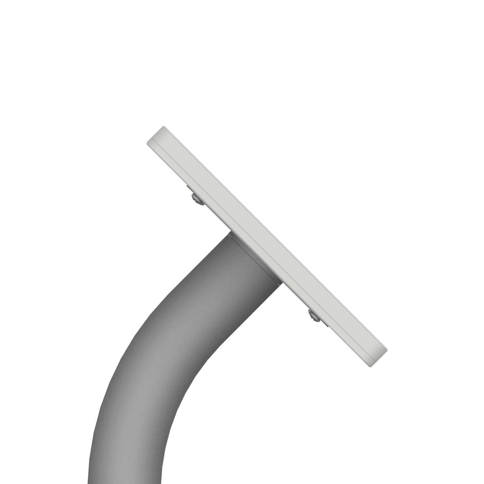 VidaMount Light Grey Enclosure and Floor Stand [Bundle] compatible with iPad Mini 1/2/3