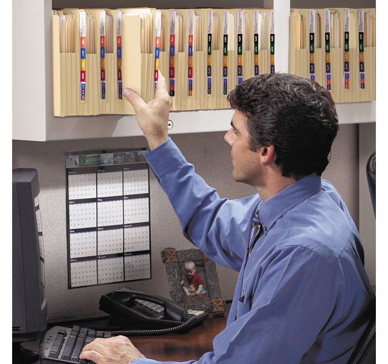 Smead 5 1/4" Exp End Tab File Pockets with Tyvek Letter Manila 10/Box 75174