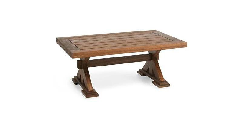 Sheldon Round Coffee Table - Black - Courtyard Casual