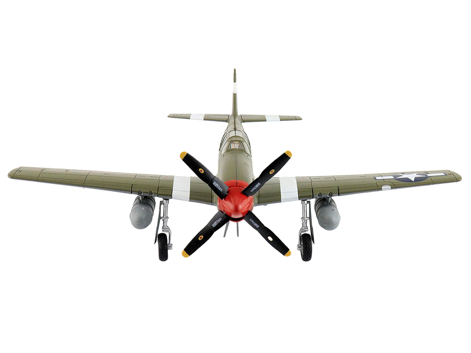 North American P-51D Mustang Fighter Aircraft "Lt. Col. McComas 118th Tactical Reconnaissance Squadron 23rd Fighter Group China" (1945) United States Army Air Force "Air Power Series" 1/48 Diecast Model by Hobby Master