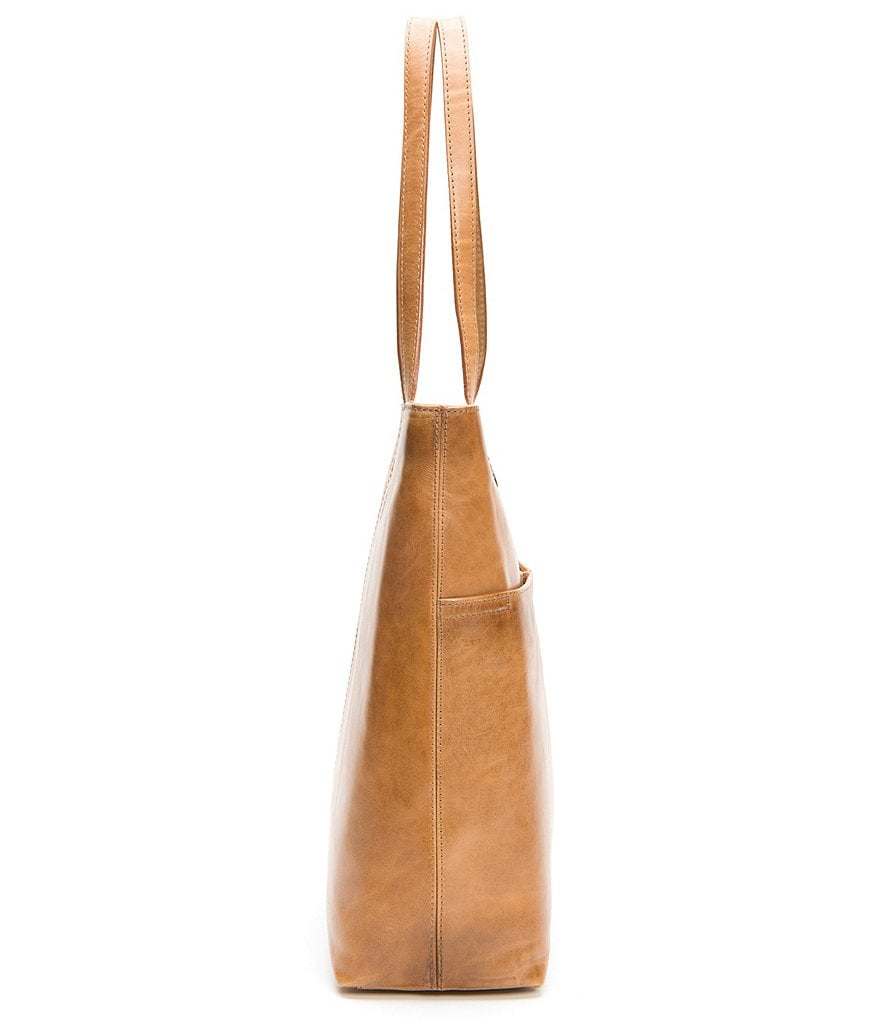 Frye Melissa Simple Italian Leather Zip Tote Bag