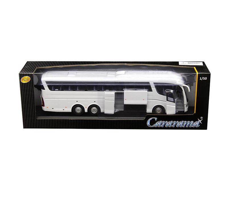 Scania Irizar Pb Bus White 1/50 Diecast Model by Cararama