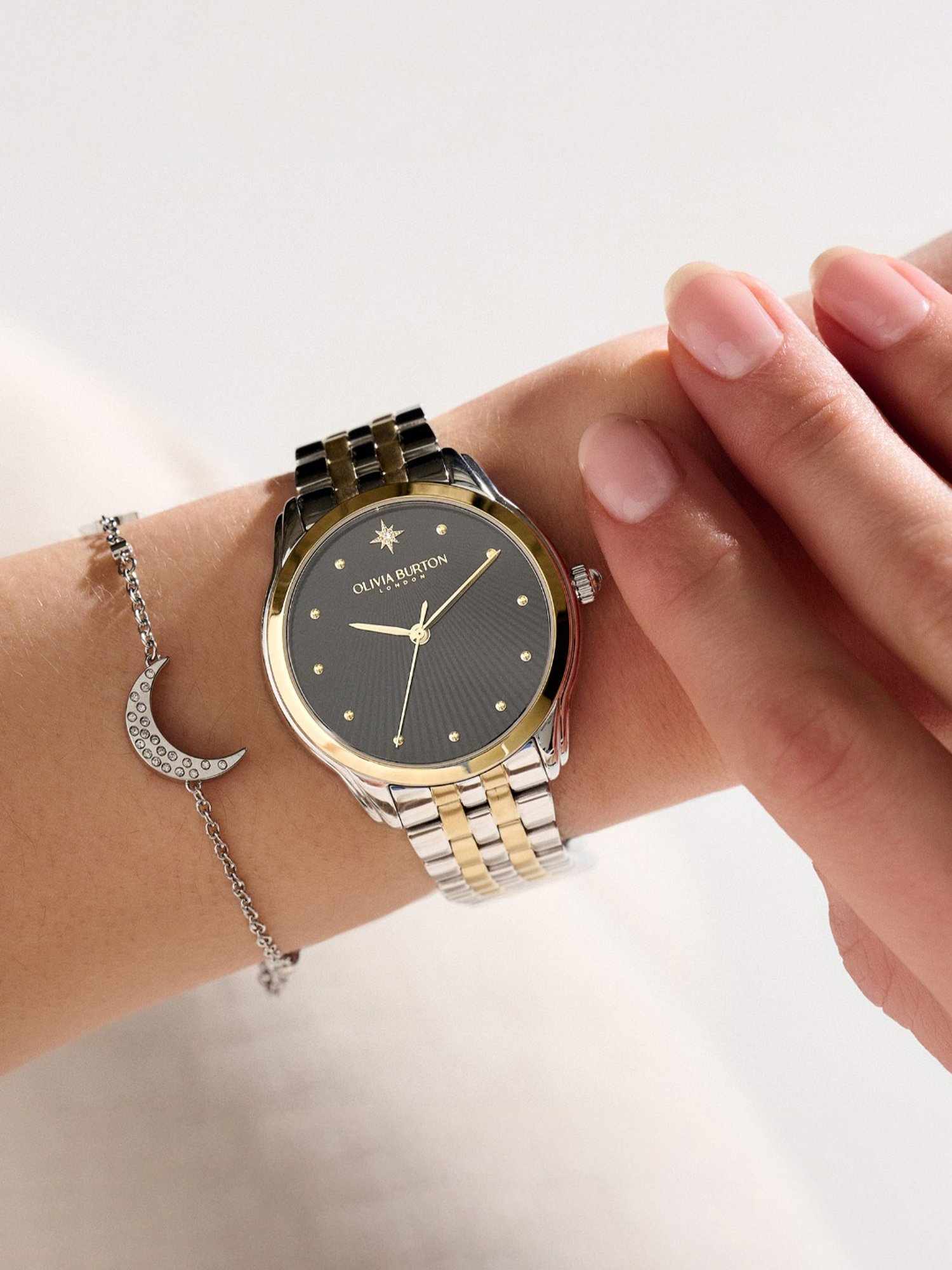 Olivia Burton 24000049 Starlight Analog Watch for Women