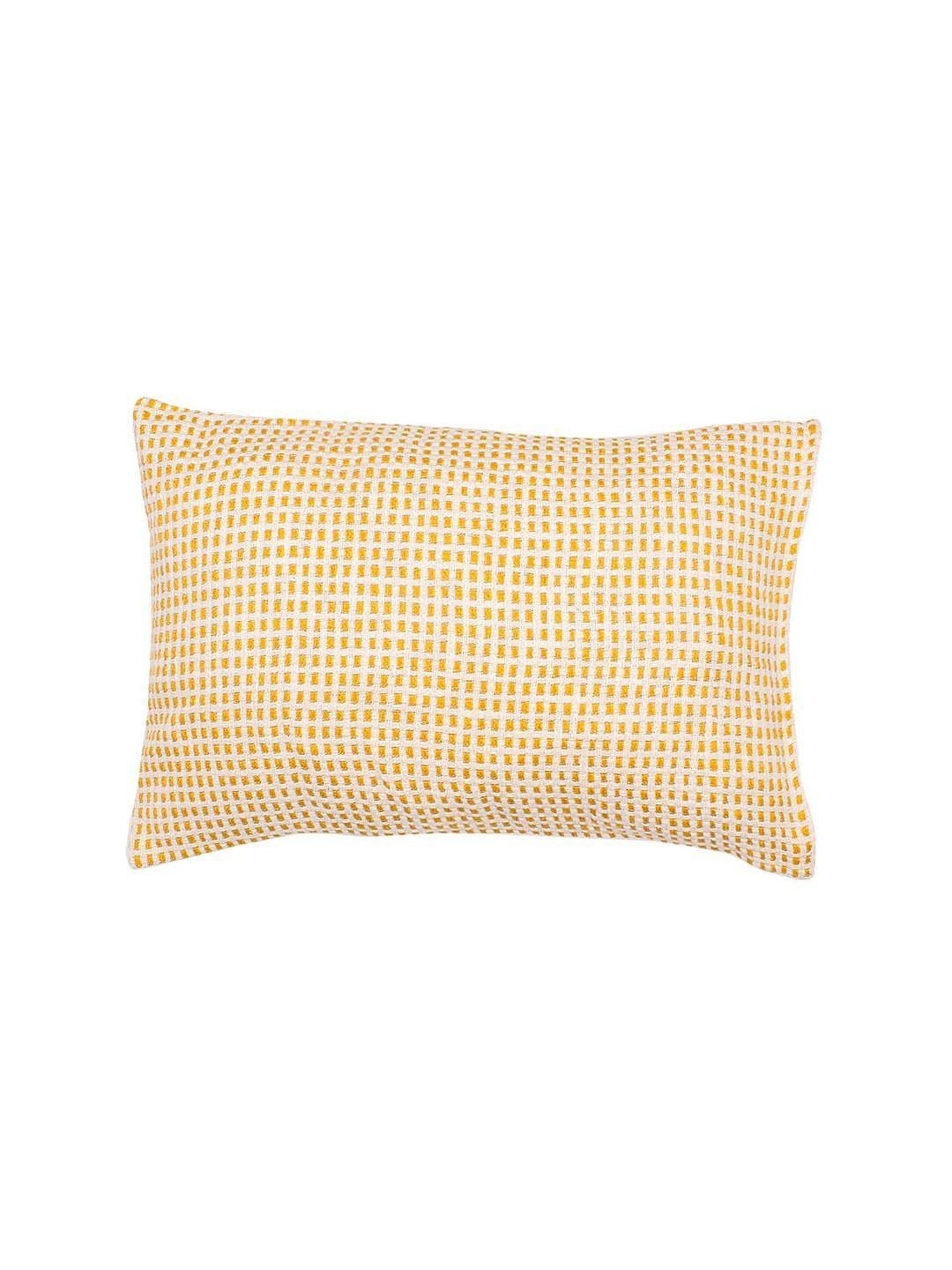 House This Girnar Yellow 150 TC Cotton Double Bedcover with 2 Pillow Covers