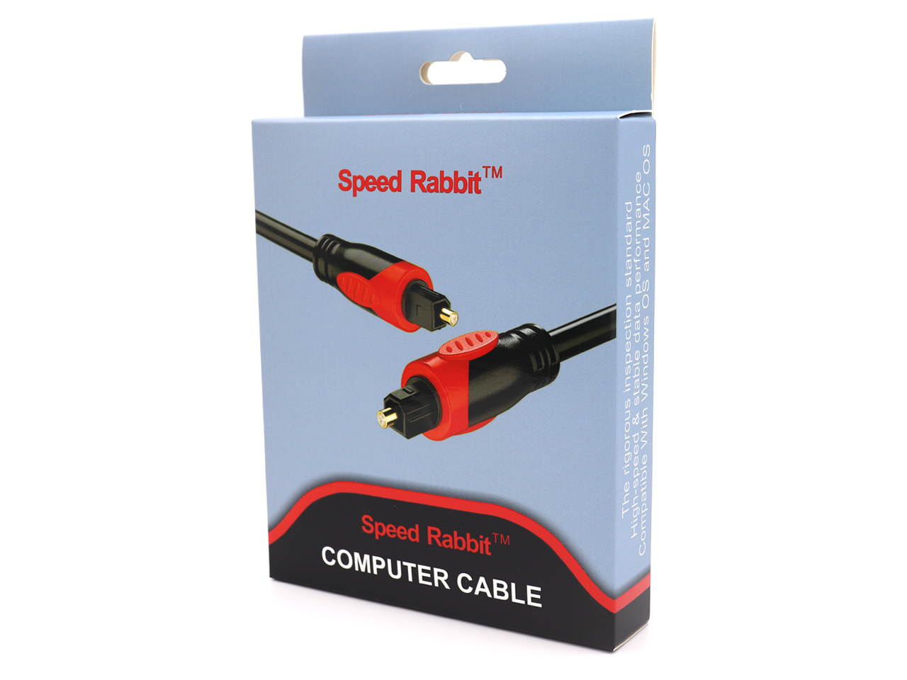 Toslink Optical audio cable Optic Male to Male Cord for Home Theater, Sound Bar, TV, PS4, Xbox, Playstation 6FT