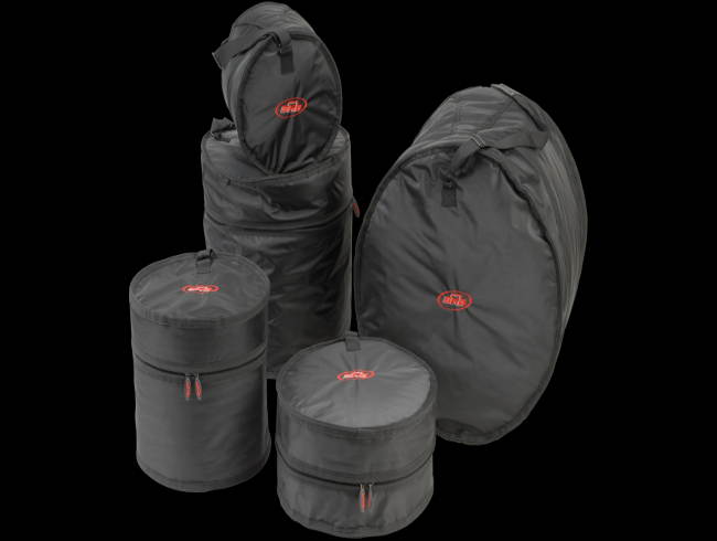 SKB Soft Gig Bag Set for 10" Tom, 12" Tom, 16" Floor Tom, 14" Snare & 22" Bass D