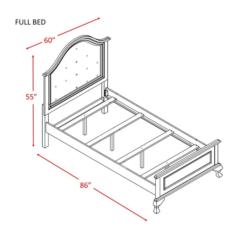 5pc Full Isabella Youth Set White - Picket House Furnishings