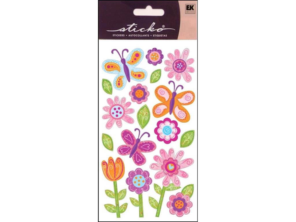 Sticko Classic Stickers-Whimsical Garden
