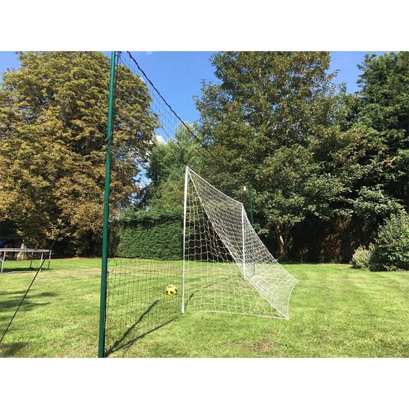 Open Goaaal JX-OGFL2 Adjustable Soccer Practice Net Rebounder Backstop with Training Goal, Large Size (2 Pack)