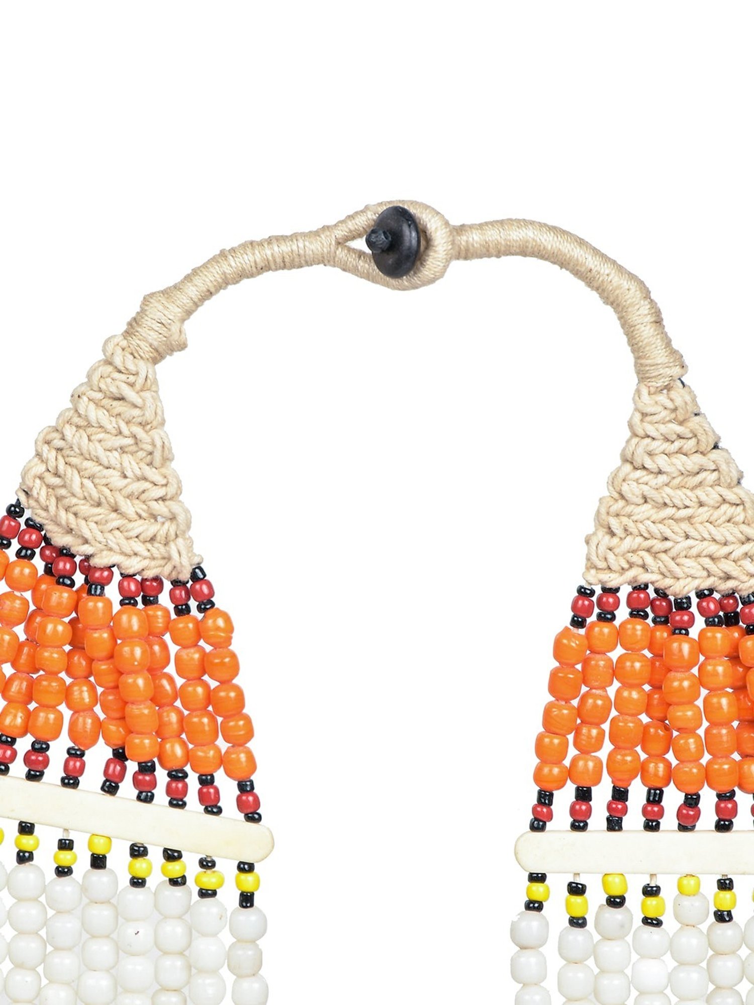 Imli Street Multicolor Vintage Naga Beaded Tribal Necklace